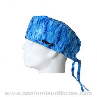Surgical Caps Blue Waves Ocean ANA020