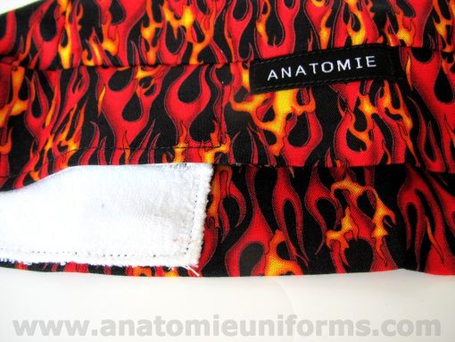 ANATOMIE BANDANA Surgeries Flames Fabric - 017c