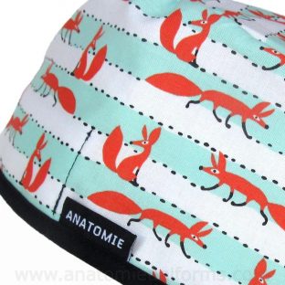 Surgical Caps Foxes Striped - 0101